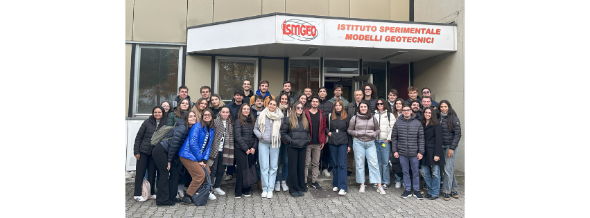 Il corso di Geotecnica in visita didattica presso l’Istituto Sperimentale Modelli Geotecnici, ISMGEO S.r.l.