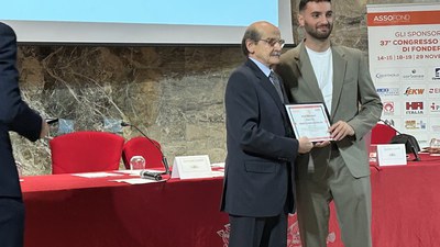 Il nostro dottorando Davide Maghini vince il premio di studio ASSOFOND 2024